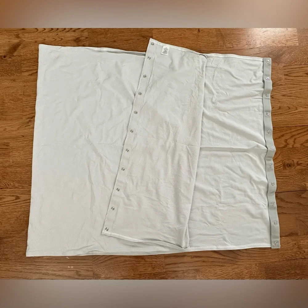 Lululemon🍋 Vinyasa Scarf Rulu Wee Stripe White Heathered Grey/White Stripe - Picture 13 of 15